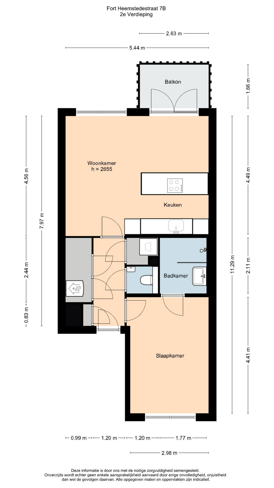 Appartement te koop: Fort Heemstedestraat 7B, Weesp